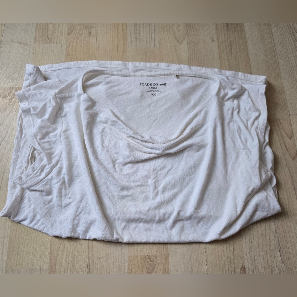 Toad&Co Scoop Neck Tee Size Large